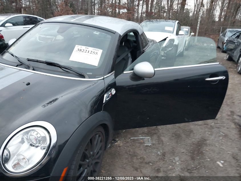2013 MINI COUPE COOPER S - WMWSX3C50DT466638