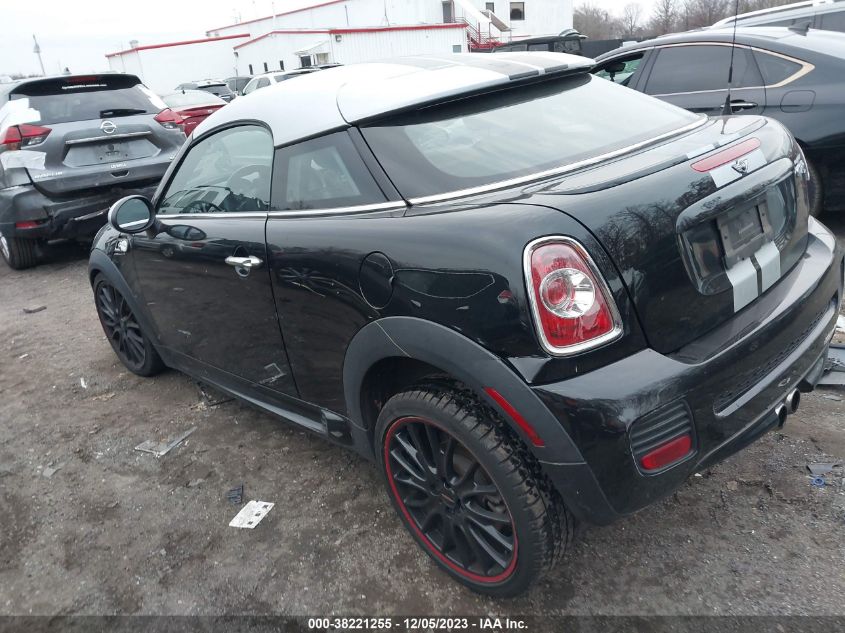 2013 MINI COUPE COOPER S - WMWSX3C50DT466638