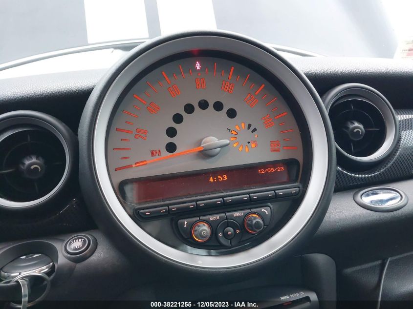 2013 MINI COUPE COOPER S - WMWSX3C50DT466638