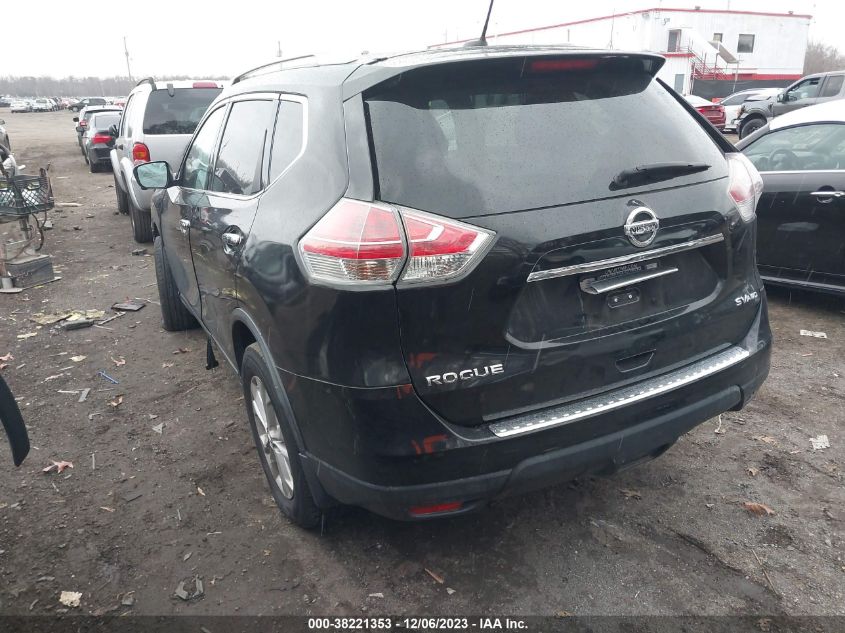 2015 NISSAN ROGUE S/SL/SV - KNMAT2MV6FP564281