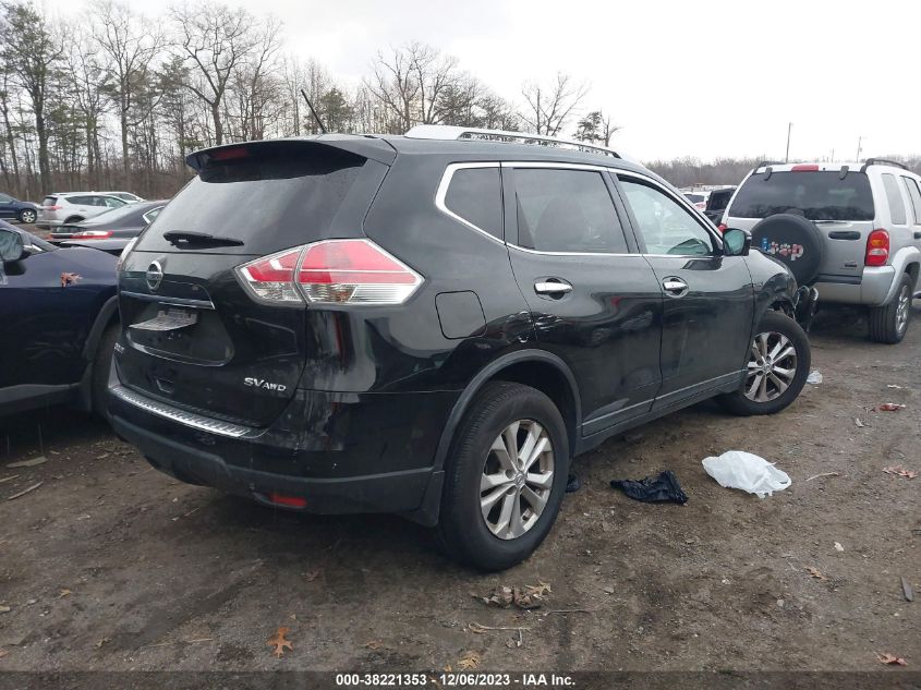 2015 NISSAN ROGUE S/SL/SV - KNMAT2MV6FP564281