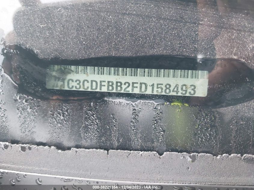 2015 DODGE DART SXT - 1C3CDFBB2FD158493