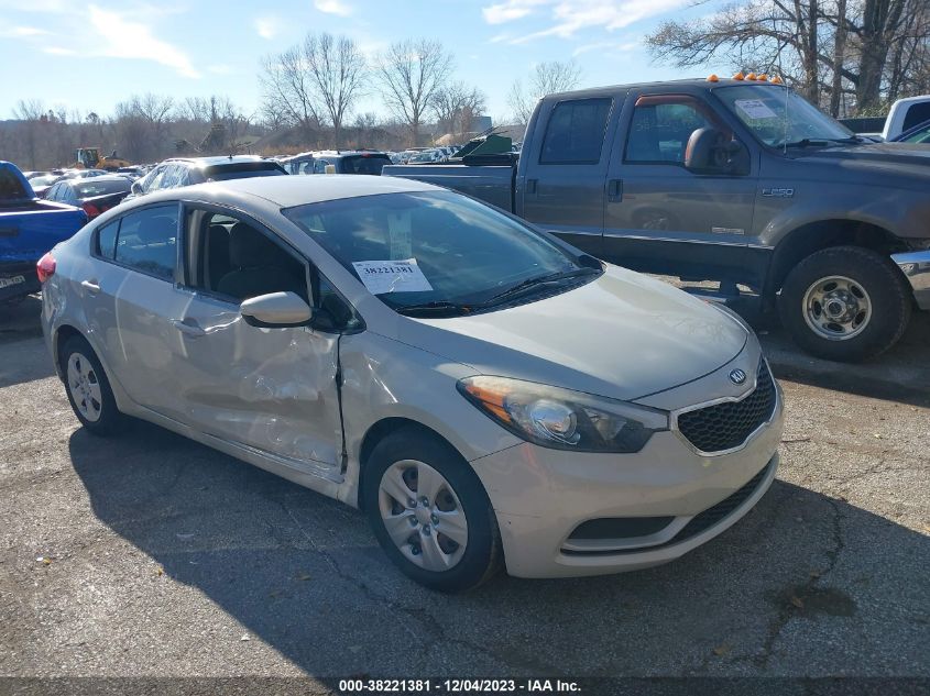 2014 KIA FORTE LX - KNAFK4A62E5160418