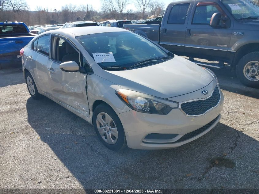 2014 KIA FORTE LX - KNAFK4A62E5160418