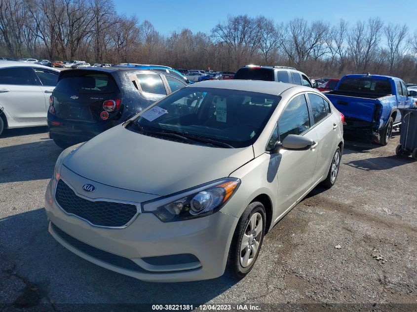 2014 KIA FORTE LX - KNAFK4A62E5160418