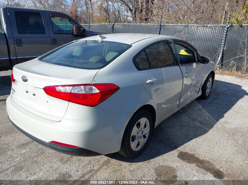 2014 KIA FORTE LX - KNAFK4A62E5160418