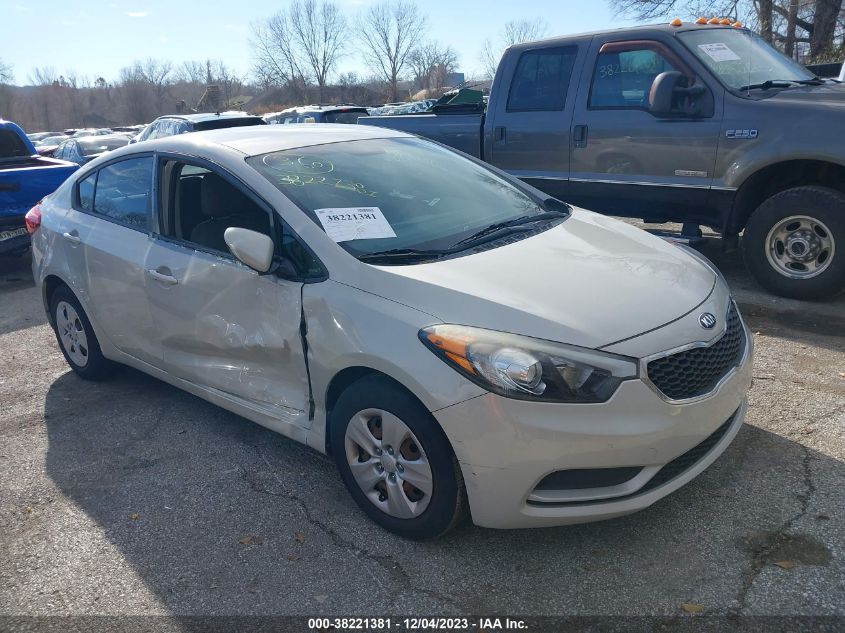 2014 KIA FORTE LX - KNAFK4A62E5160418
