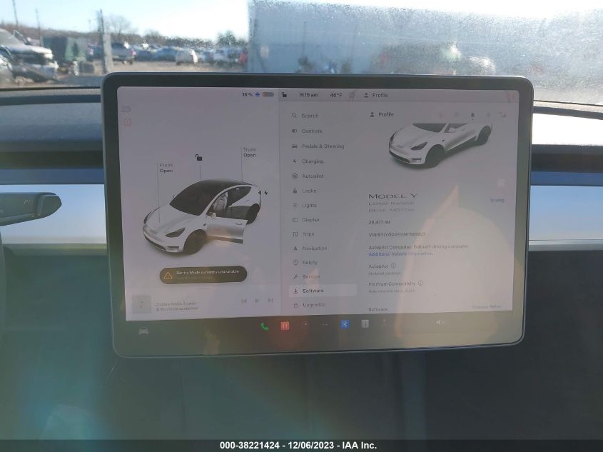 2021 TESLA MODEL Y LONG RANGE DUAL MOTOR - 5YJYGAEEXMF186923