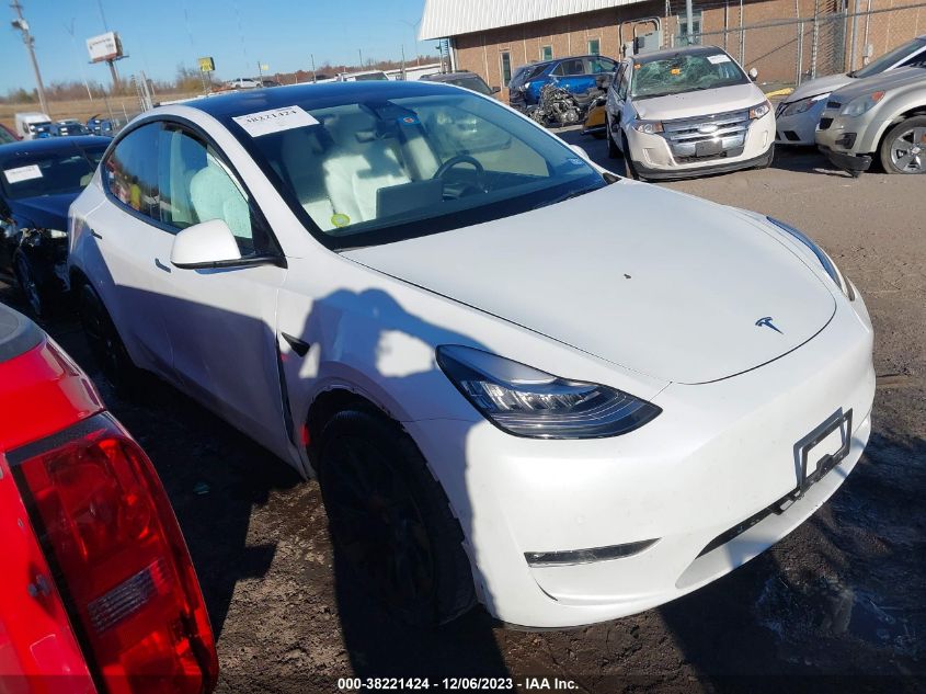 2021 TESLA MODEL Y LONG RANGE DUAL MOTOR - 5YJYGAEEXMF186923