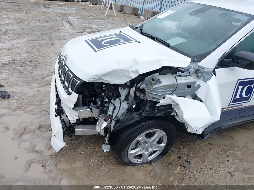 VIN 3C4NJCAB3NT177849 2022 JEEP COMPASS SPORT