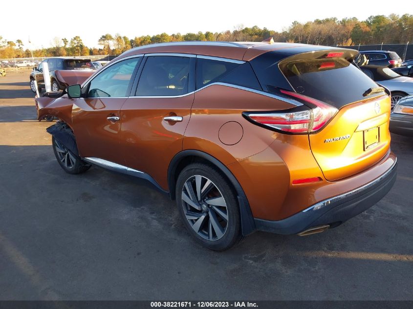 2015 NISSAN MURANO PLATINUM - 5N1AZ2MG0FN226320