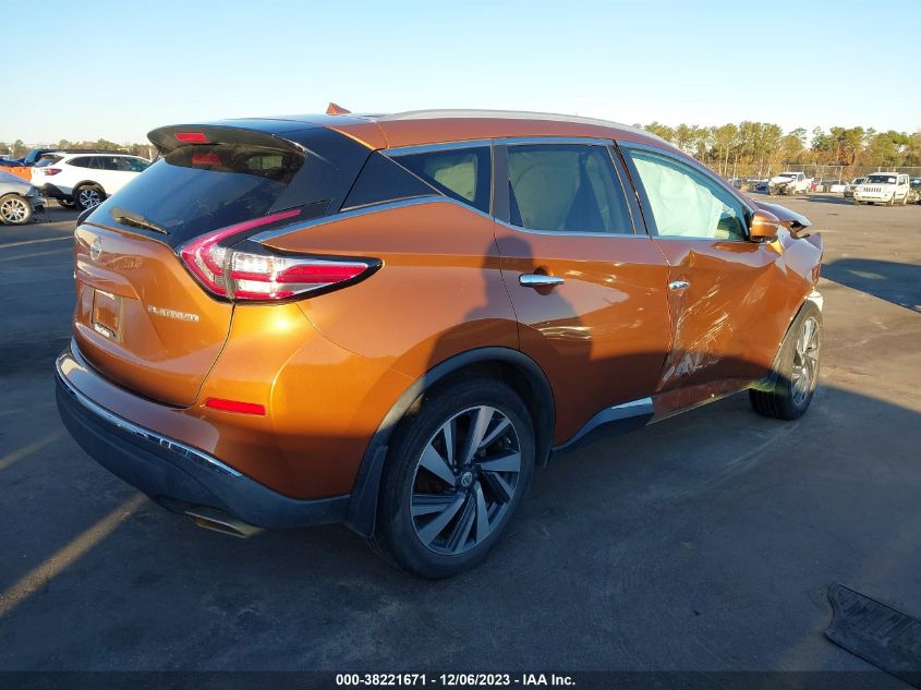 2015 NISSAN MURANO PLATINUM - 5N1AZ2MG0FN226320