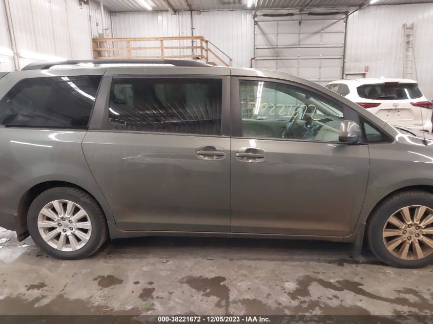 2014 TOYOTA SIENNA XLE 7 PASSENGER - 5TDDK3DC6ES076957