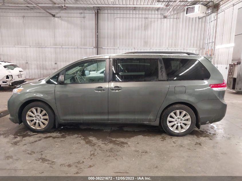 2014 TOYOTA SIENNA XLE 7 PASSENGER - 5TDDK3DC6ES076957