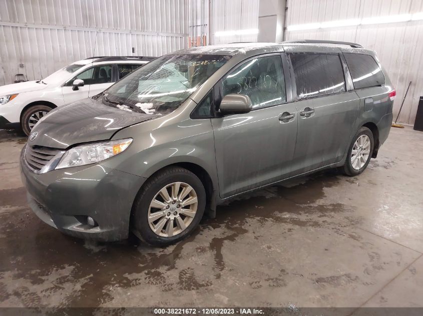 2014 TOYOTA SIENNA XLE 7 PASSENGER - 5TDDK3DC6ES076957