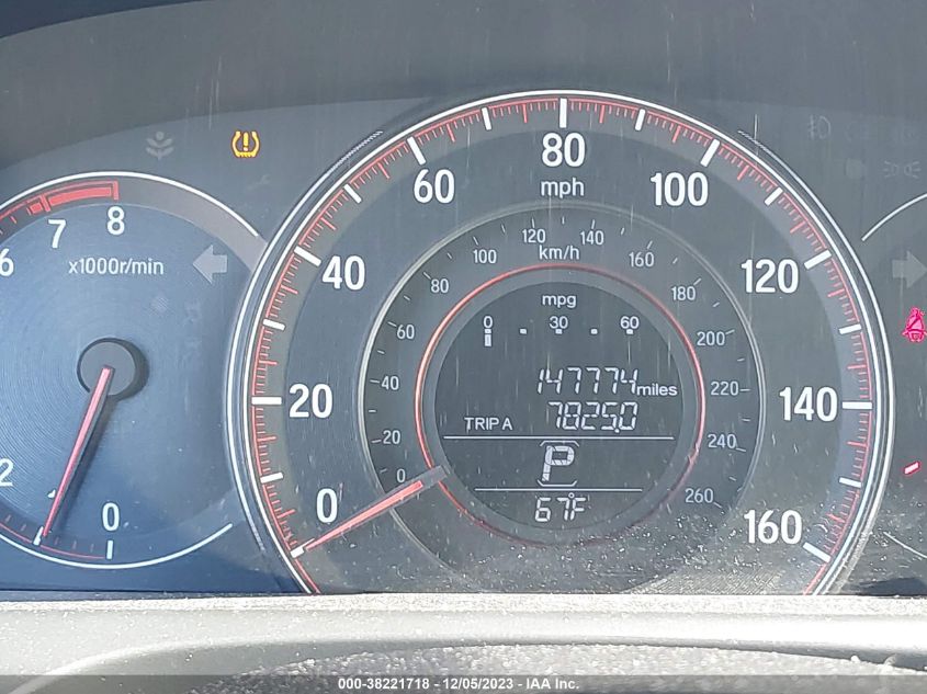 2017 HONDA ACCORD SPORT - 1HGCR2F59HA176795