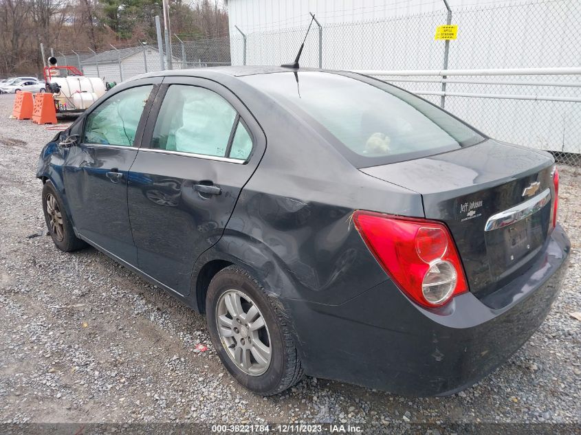 2014 CHEVROLET SONIC LT AUTO - 1G1JC5SH4E4142260