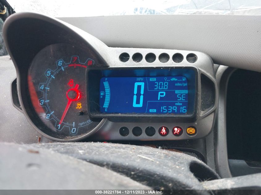 2014 CHEVROLET SONIC LT AUTO - 1G1JC5SH4E4142260