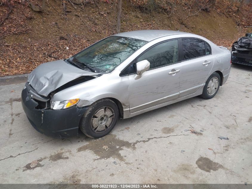 JHMFA36238S010022 | 2008 HONDA CIVIC HYBRID