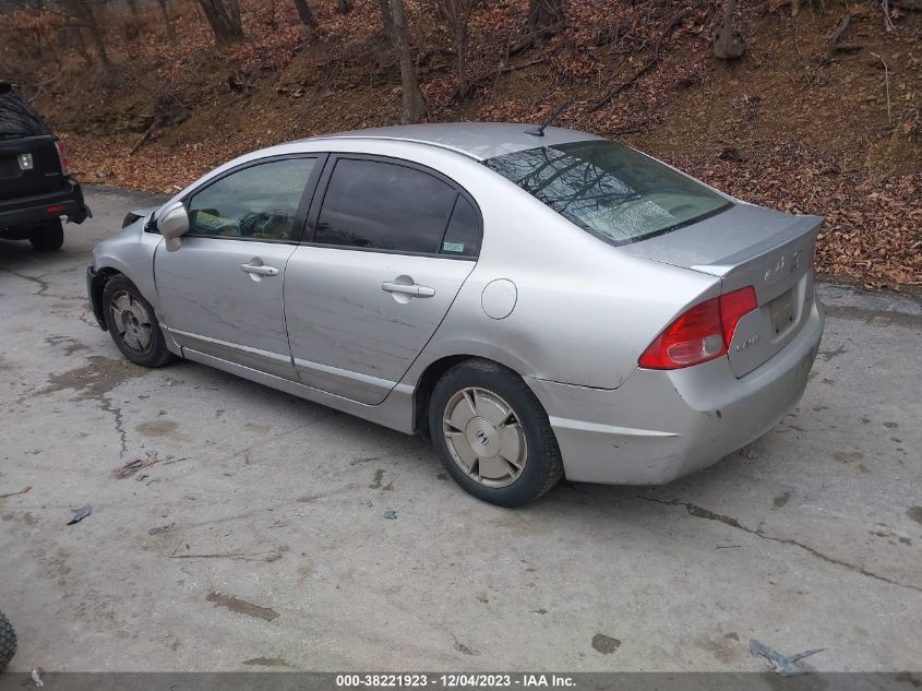 JHMFA36238S010022 | 2008 HONDA CIVIC HYBRID