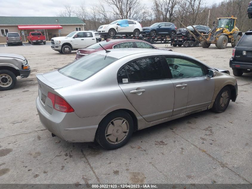 JHMFA36238S010022 | 2008 HONDA CIVIC HYBRID