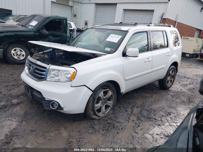 VIN 5FNYF4H5XDB075661 2013 HONDA PILOT no.2