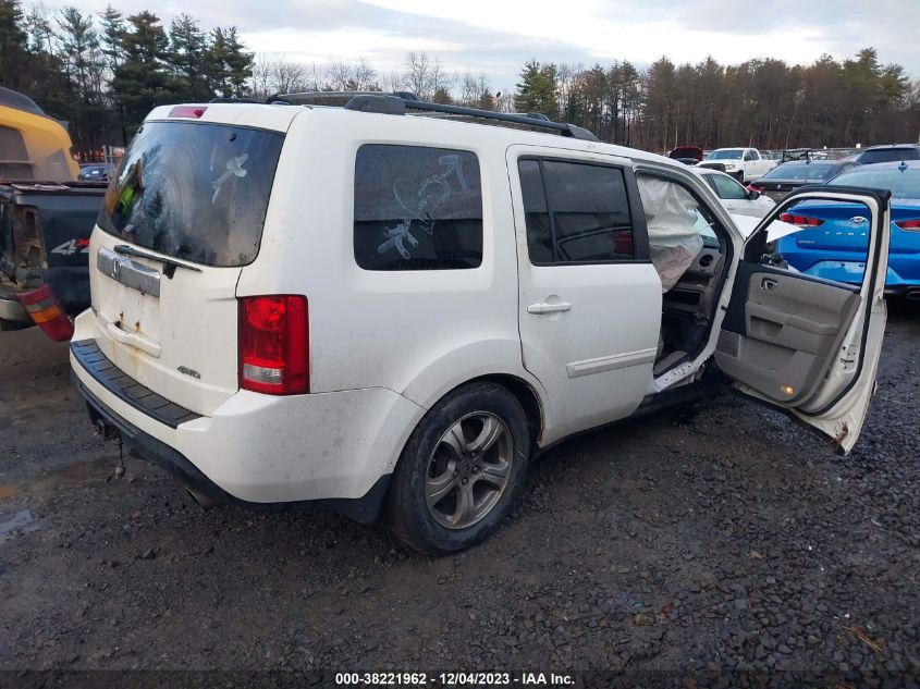 VIN 5FNYF4H5XDB075661 2013 HONDA PILOT no.4