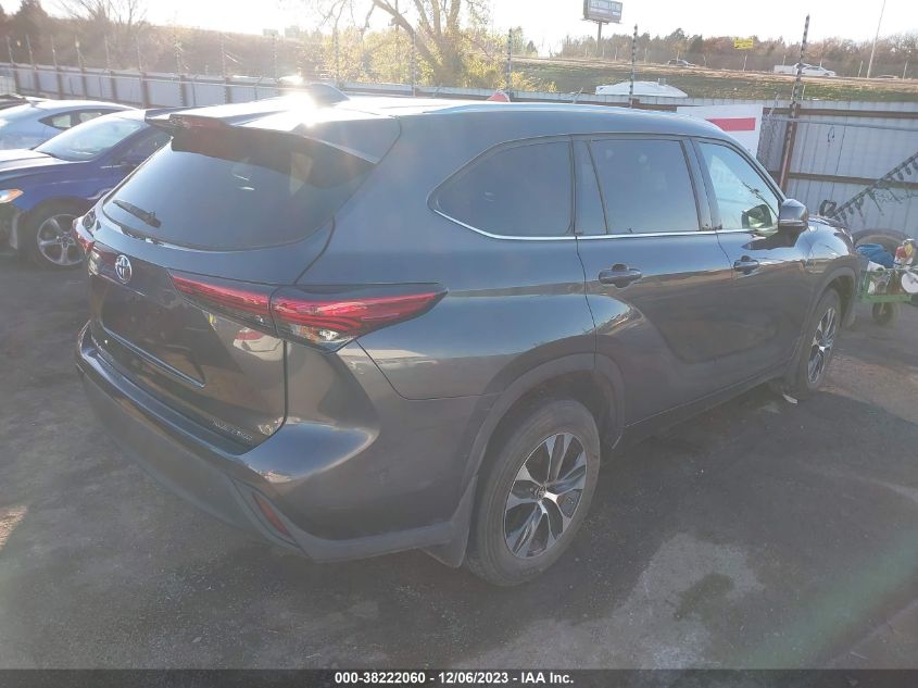 2021 TOYOTA HIGHLANDER XLE - 5TDGZRBH3MS058683