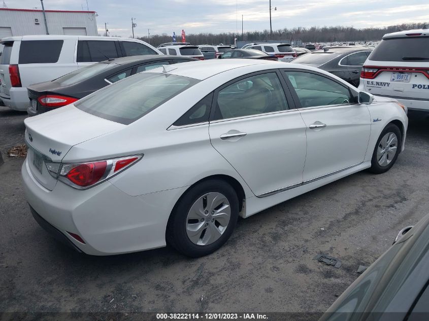 2015 HYUNDAI SONATA HYBRID - KMHEC4A44FA133087