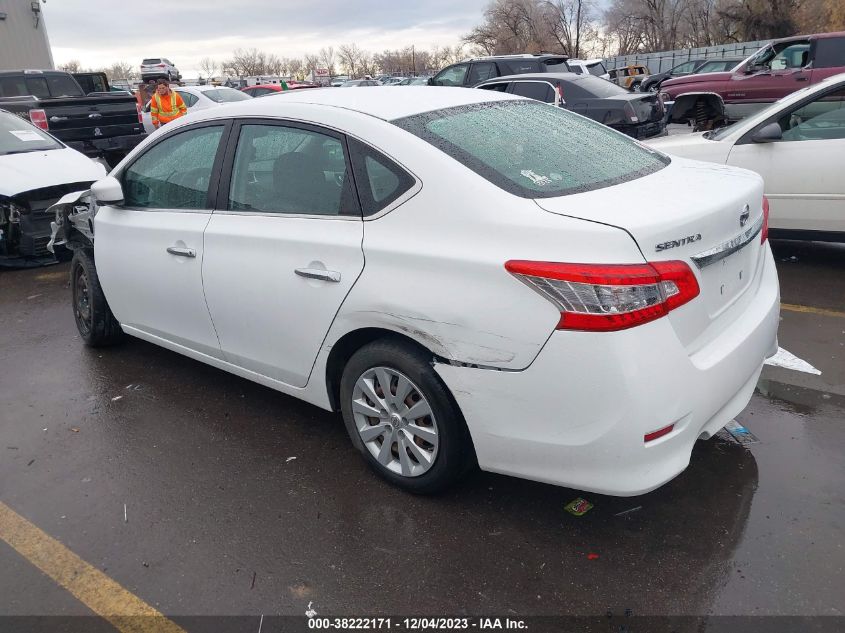 2015 NISSAN SENTRA S/SV/SR/SL - 3N1AB7APXFY281065