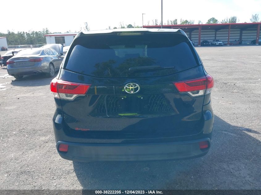 2018 TOYOTA HIGHLANDER LE - 5TDZARFH6JS038580