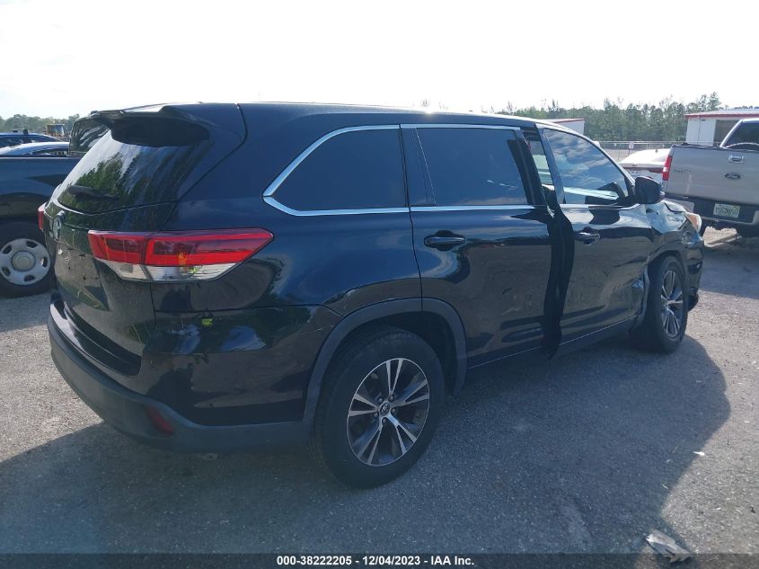 2018 TOYOTA HIGHLANDER LE - 5TDZARFH6JS038580