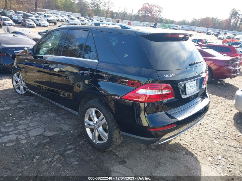 2015 MERCEDES-BENZ ML 350 4JGDA5JB2FA498096