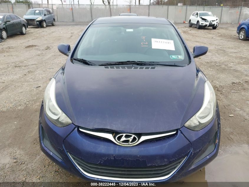 2014 HYUNDAI ELANTRA SE - 5NPDH4AE8EH472291