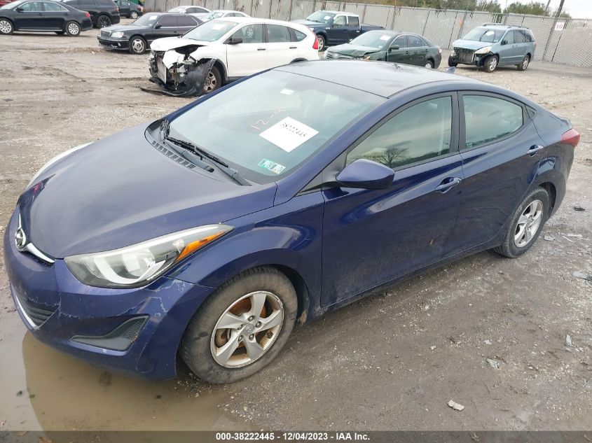 2014 HYUNDAI ELANTRA SE - 5NPDH4AE8EH472291