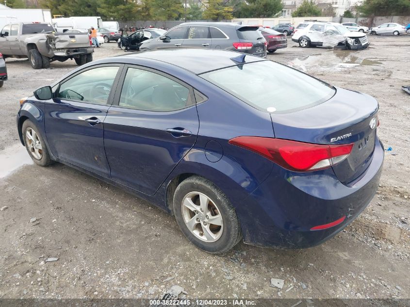 2014 HYUNDAI ELANTRA SE - 5NPDH4AE8EH472291