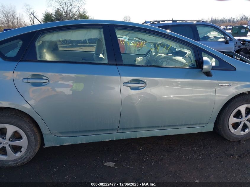 2014 TOYOTA PRIUS - JTDKN3DU7E1769380