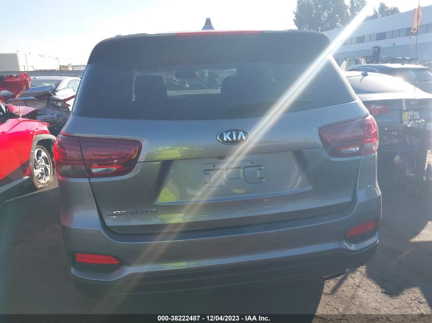 2019 KIA SORENTO L/LX - 5XYPG4A3XKG523484