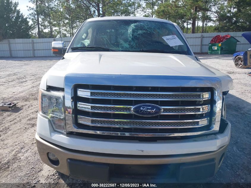 2013 FORD F-150 LARIAT - 1FTFW1CF2DKE37670