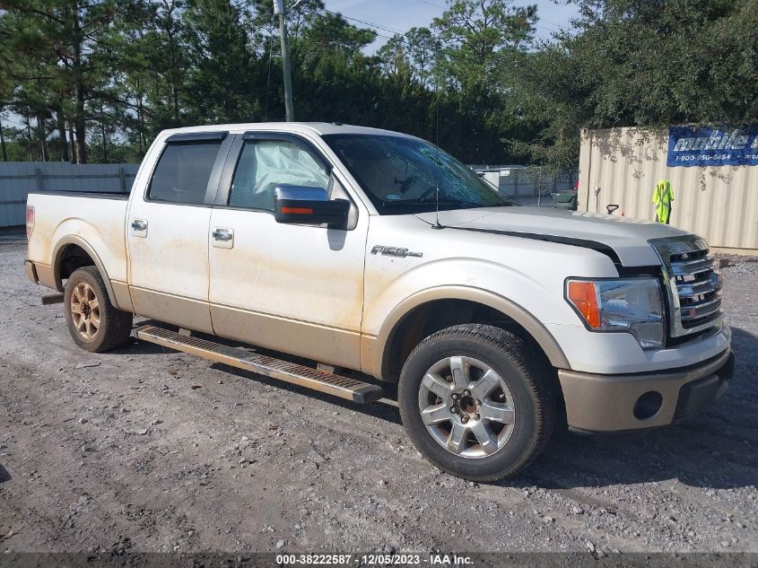 2013 FORD F-150 LARIAT - 1FTFW1CF2DKE37670