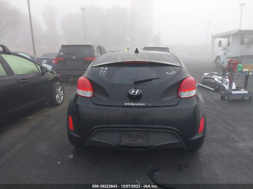 2014 HYUNDAI VELOSTER BASE W/BLACK - KMHTC6AD1EU209090