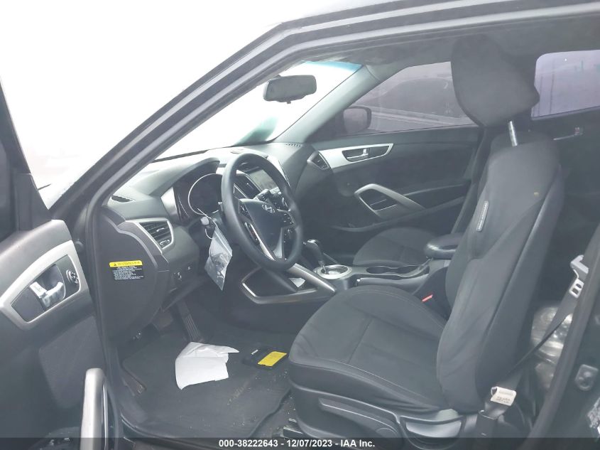 2014 HYUNDAI VELOSTER BASE W/BLACK - KMHTC6AD1EU209090