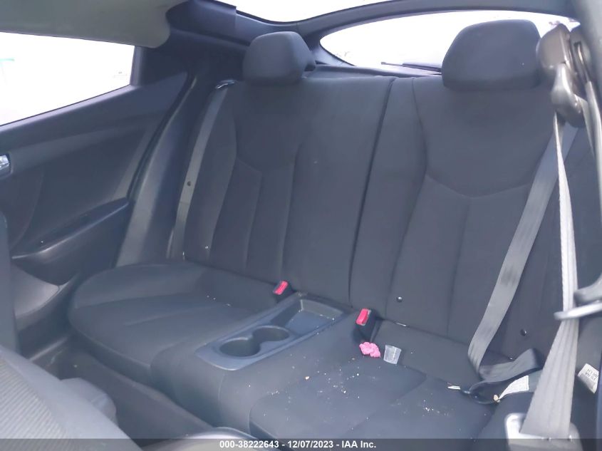 2014 HYUNDAI VELOSTER BASE W/BLACK - KMHTC6AD1EU209090