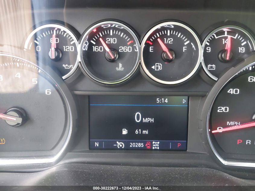 2021 CHEVROLET SILVERADO 1500 4WD  SHORT BED LT - 3GCUYDEDXMG129698