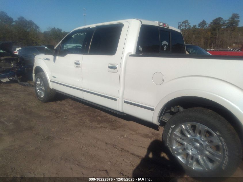 2013 FORD F-150 PLATINUM - 1FTFW1ET2DFC51543