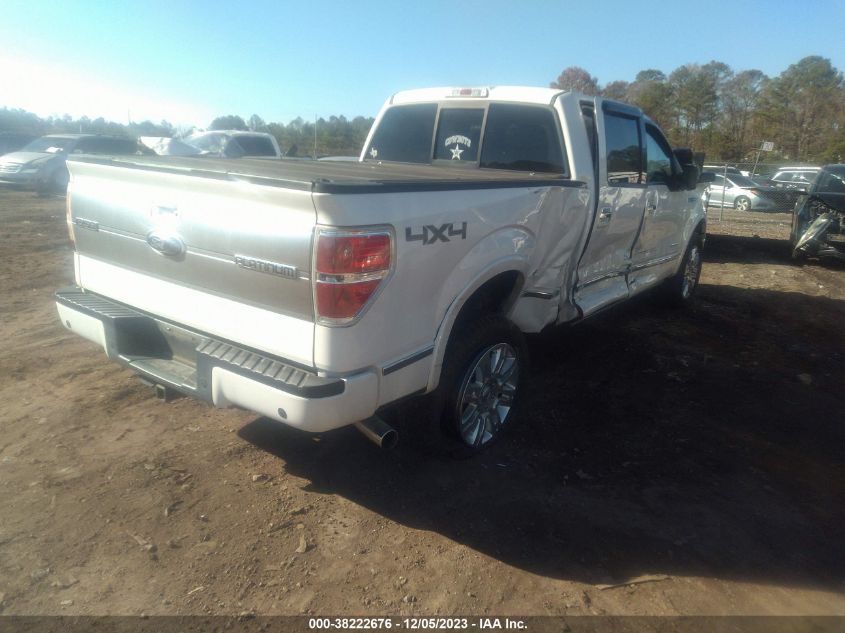 2013 FORD F-150 PLATINUM - 1FTFW1ET2DFC51543