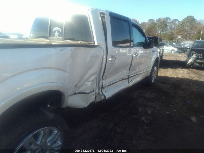 2013 FORD F-150 PLATINUM - 1FTFW1ET2DFC51543