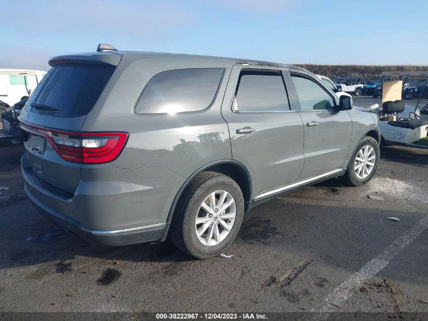 2019 DODGE DURANGO SXT - 1C4RDHAG0KC604915
