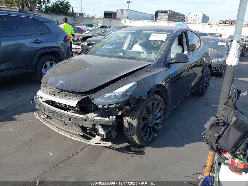 2022 TESLA MODEL Y PERFORMANCE DUAL MOTOR - 7SAYGDEF0NF350887