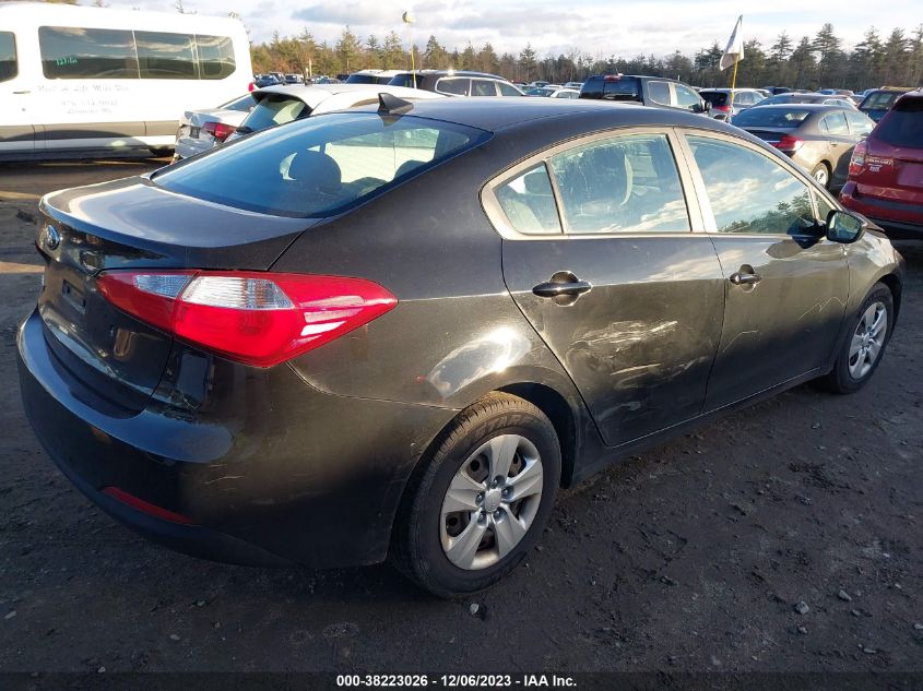 2015 KIA FORTE LX - KNAFK4A69F5433825